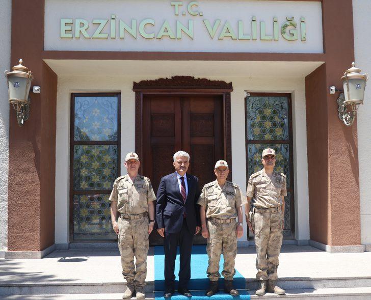 Jandarma Genel Komutanı Orgeneral Çetin Erzincan'da ziyaretlerde bulundu G3