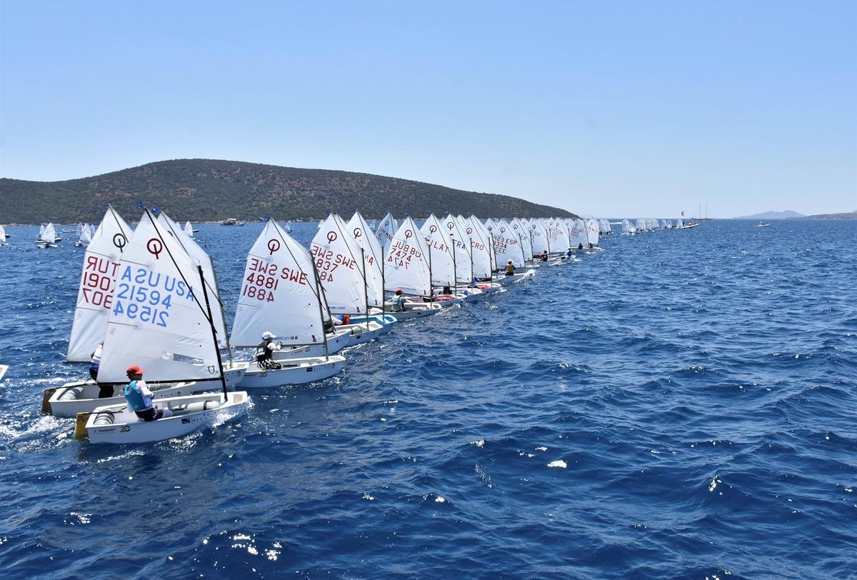 2022 Arkas D&uuml;nya Optimist Şampiyonası başladı