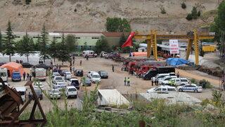 Kütahya'da yerin 140 metre altında maden kazası tatbikatı yapıldı