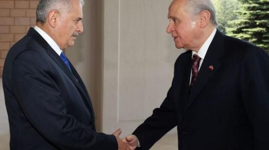 Bah&ccedil;eli Başbakan İle Başkanlık Sistemi Hakkında Bir Araya Geldi Neler Konuştular!