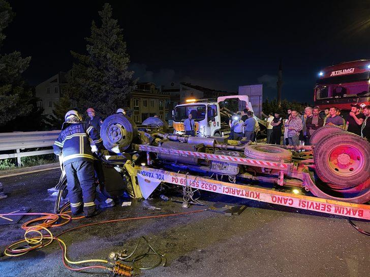 Kocaeli'de 3 çekicinin karıştığı zincirleme kazada 1 kişi öldü, 2 kişi yaralandı G2