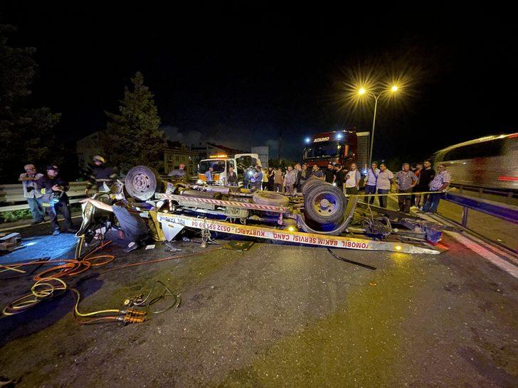 Kocaeli'de 3 çekicinin karıştığı zincirleme kazada 1 kişi öldü, 2 kişi yaralandı G4