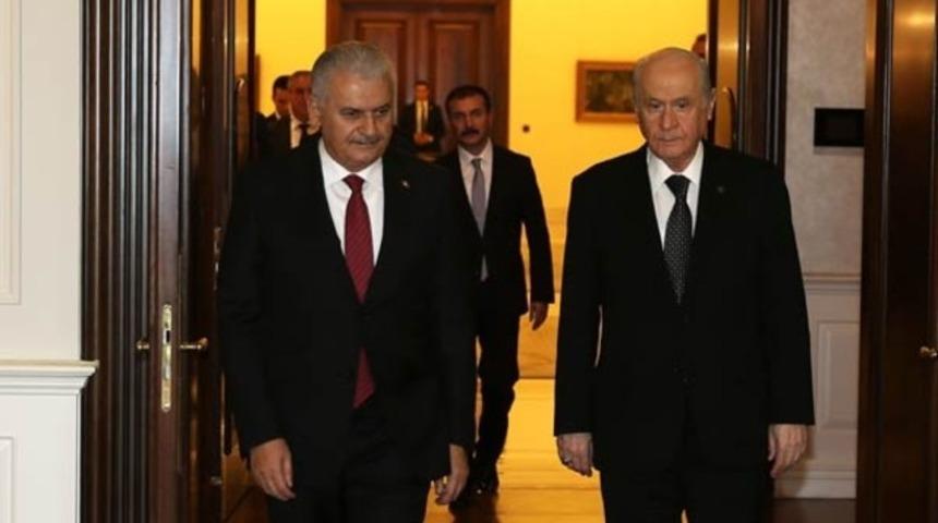 Başbakan Yıldırım'la g&ouml;r&uuml;şen Bah&ccedil;eli'den ilk a&ccedil;ıklama