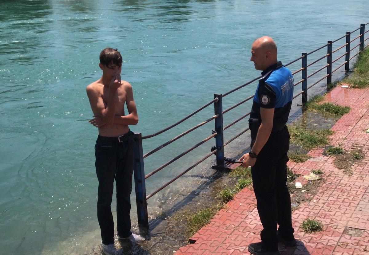 Adana'da boğulmalara karşı sulama kanallarında denetim