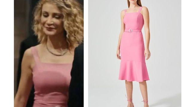 Gizli Saklı dizisinden Nehir karakterinin giydiği pembe elbiseye alternatif öneriler
