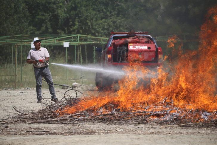 Hatay'da orman yangınına müdahale tatbikatı gerçekleştirildi G1