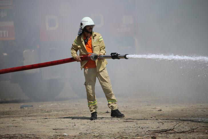 Hatay'da orman yangınına müdahale tatbikatı gerçekleştirildi G5