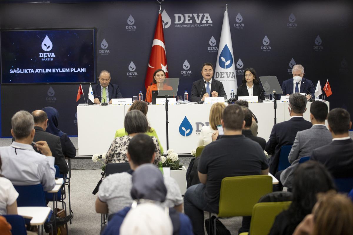 DEVA Partisi Genel Başkanı Babacan, partisinin "Sağlıkta Atılım Eylem Planı"nı a&ccedil;ıkladı: