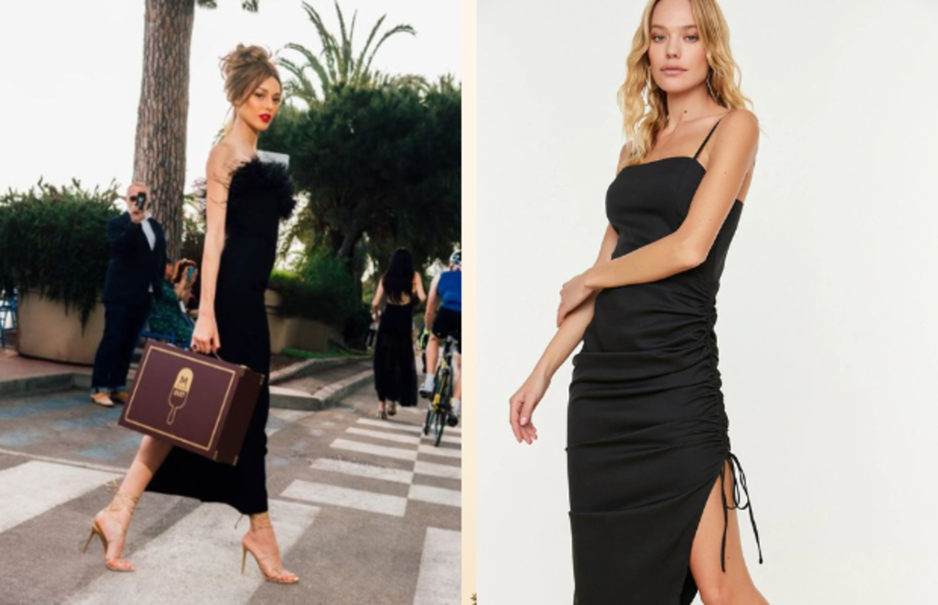 Dilan Çiçek Deniz'in Magnum Türkiye davetindeki kombinini benimsemek isteyenlere alternatif elbise önerileri