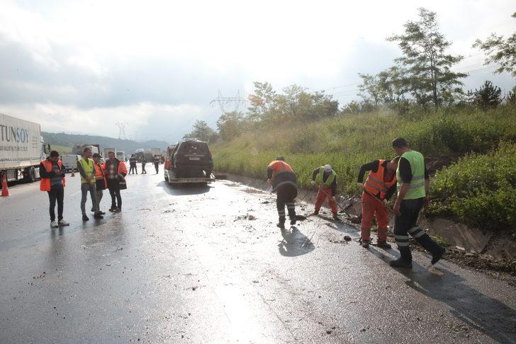 Anadolu Otoyolu'nda zincirleme trafik kazasında 10 kişi yaralandı G5