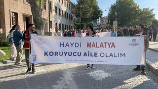 Malatya'da Koruyucu Aile Günü yürüyüşü düzenlendi