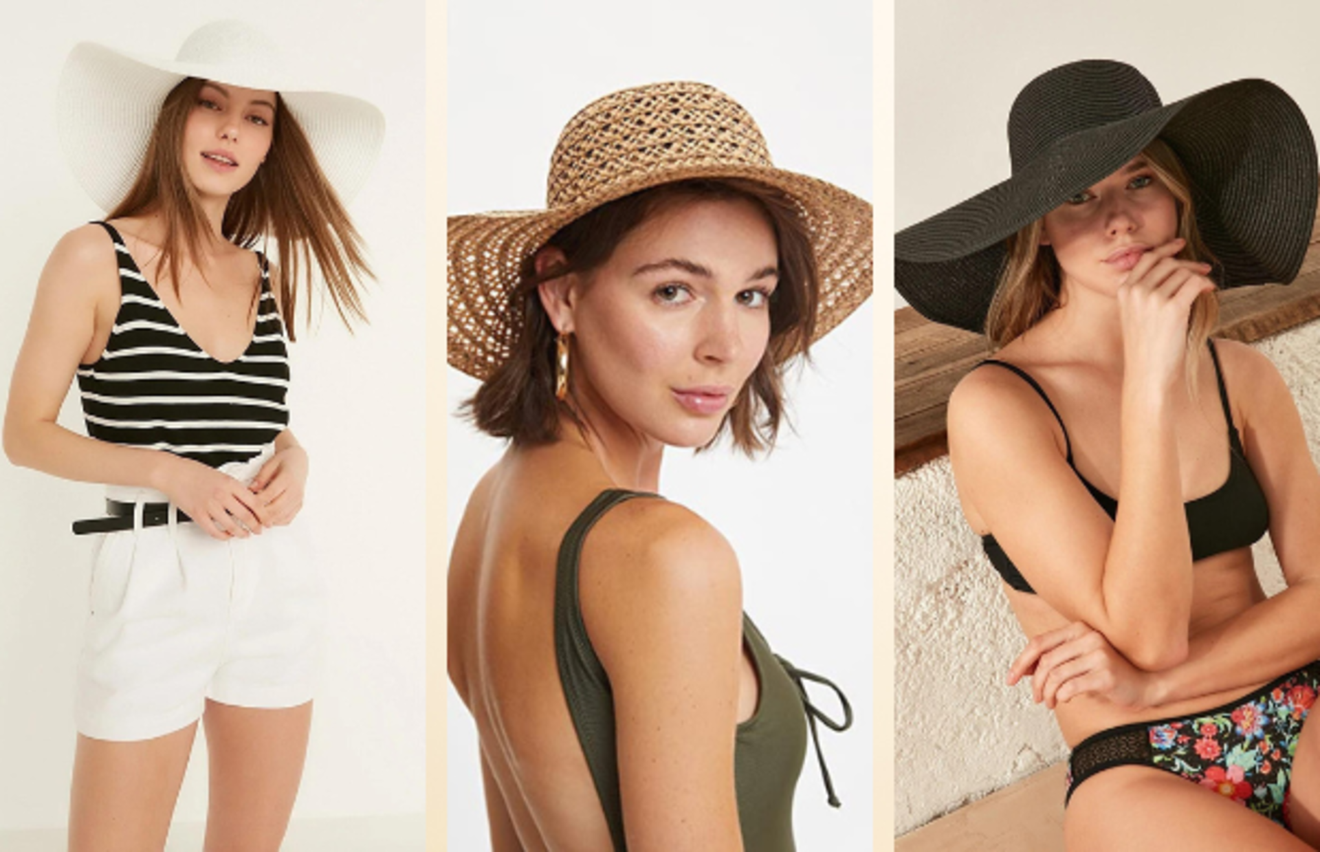 Sahillerde güneşten korunmak için takabileceğiniz retro şapka tarz ve kombinleri