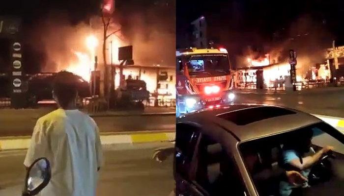 Sultanbeyli'de restoranda patlama! Çok sayıda ekip müdahale etti