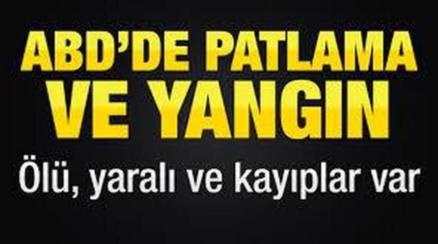 Son Dakika ABD'de &Ccedil;ok Şiddetli Patlama &Ouml;l&uuml; Ve Yaralılar Var!