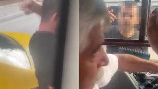 Yol verme tartışmasında dehşet! İETT aracını yumrukladı, şoförünü tehdit etti