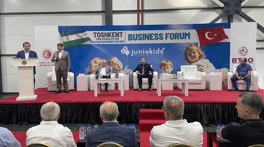 Türkiye ve Özbekistan İş Forumu'nda iki ülke arasındaki iş birlikleri konuşuldu