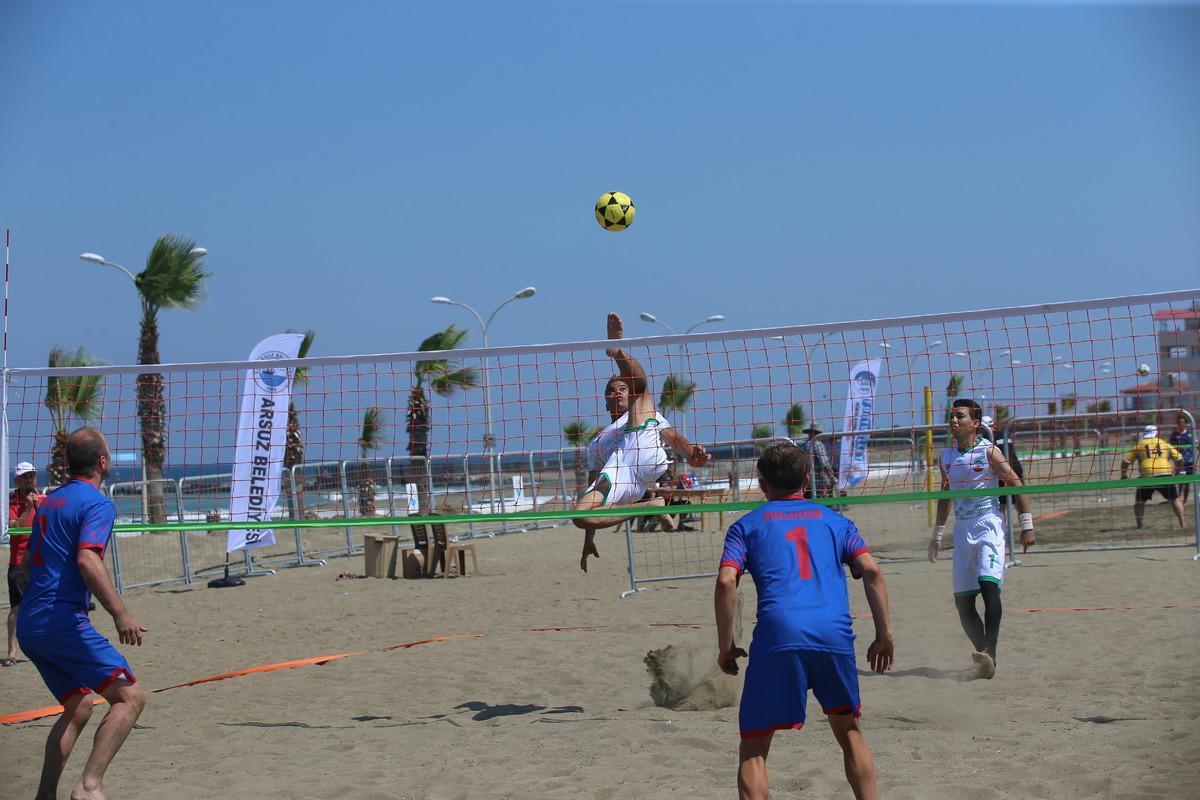 Hatay'da Footvolley D&uuml;nya Kupası Elemeleri başladı