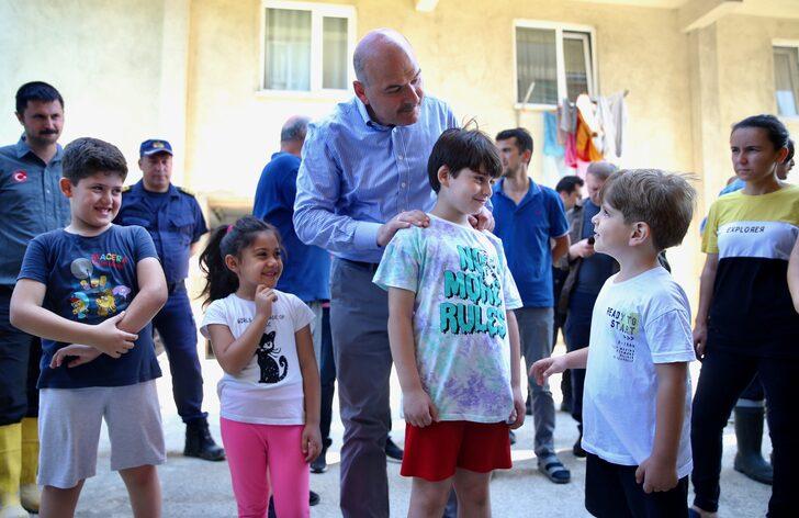 İçişleri Bakanı Soylu, Bartın'da incelemelerde bulundu G3
