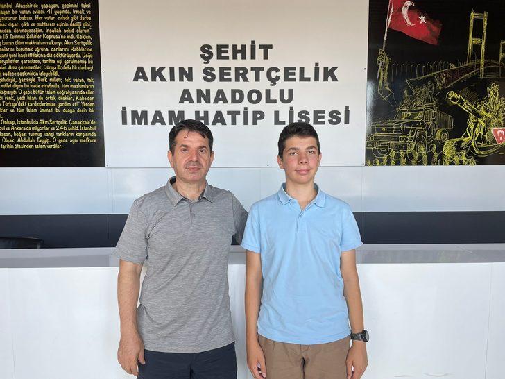 LGS sınavında tam puan alan Abdullah matematik profesörü olmak istiyor G3