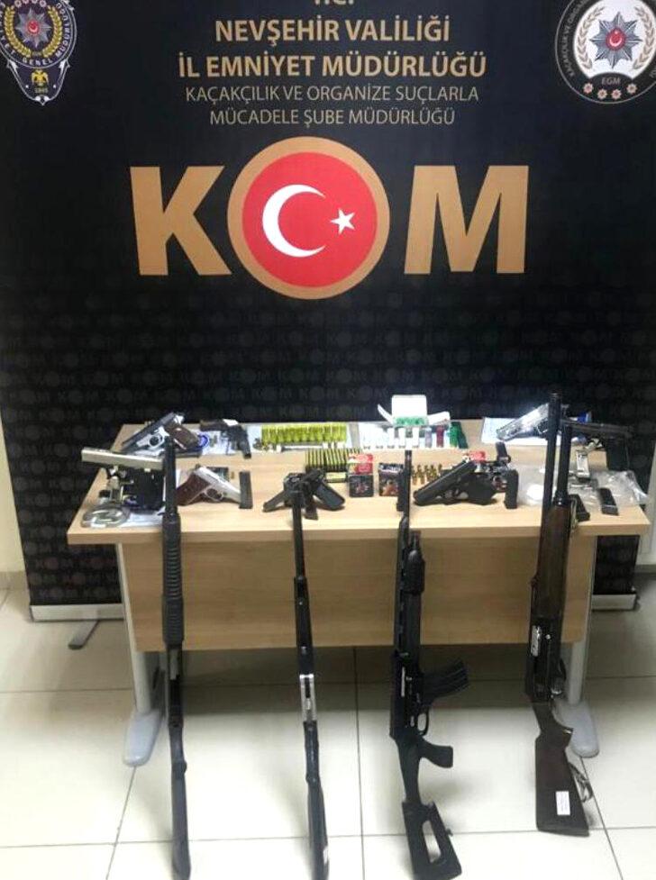 Organize suç örgütlerine yönelik "Tümör Operasyonu"nda Nevşehir'de 8 şüpheli yakalandı