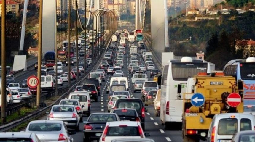 İstanbul trafiğinde bayram çilesi