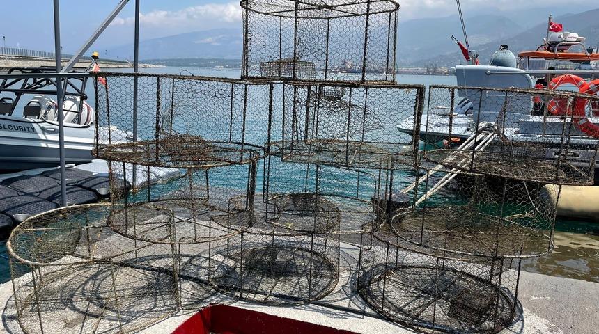 İskenderun'da yasa dışı balık avcılığına yönelik denetim yapıldı