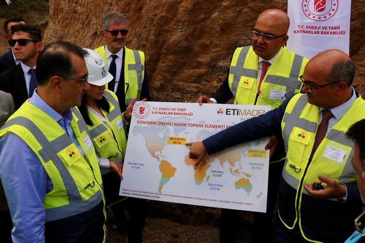 Enerji ve Tabii Kaynaklar Bakanı Dönmez, Beylikova nadir toprak elementi sahasını inceledi: G3