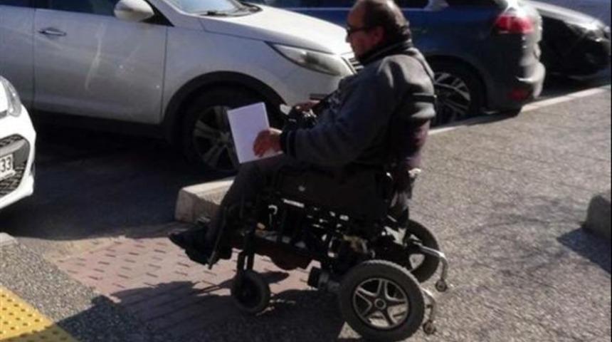 Engelliye adliyede engel