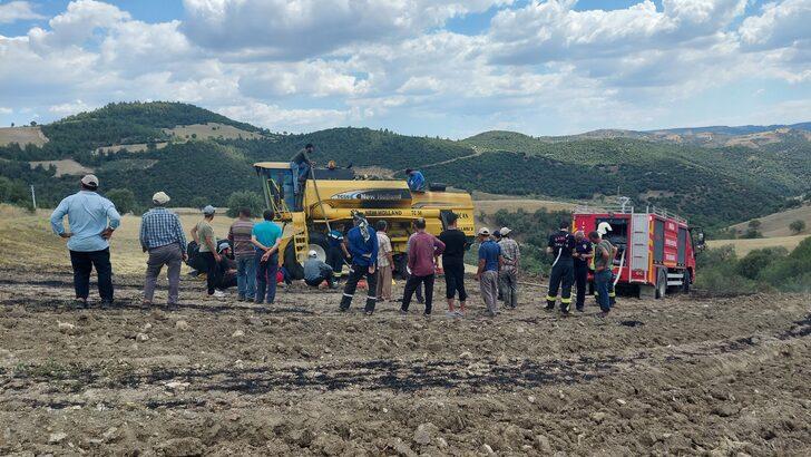 Manisa’da tarlada çıkan yangın söndürüldü G4
