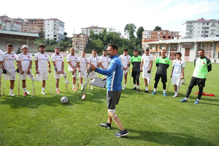Ampute Milli Futbol Takımı'nın Giresun kampı başladı G2