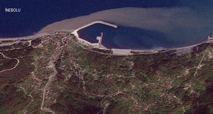 Kastamonu'daki hasar tespit çalışmalarına Göktürk-1 desteği G1