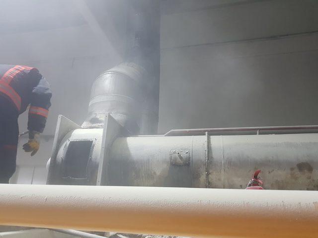 Malatya'da bir fabrikada çıkan yangın söndürüldü