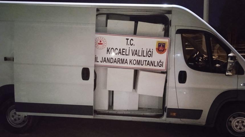 Kocaeli'de 1 milyon 150 bin makaron ele geçirildi