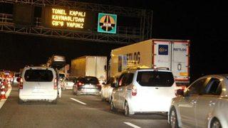 Bolu Dağı'nda trafik çilesi