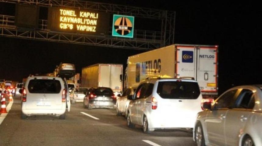 Bolu Dağı'nda trafik çilesi