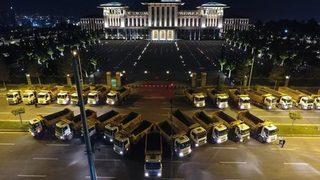 Kamyoncular Külliye'ye park etti