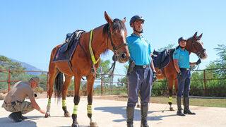 Jandarmanın atlı ekibi Fethiye'de göreve başladı