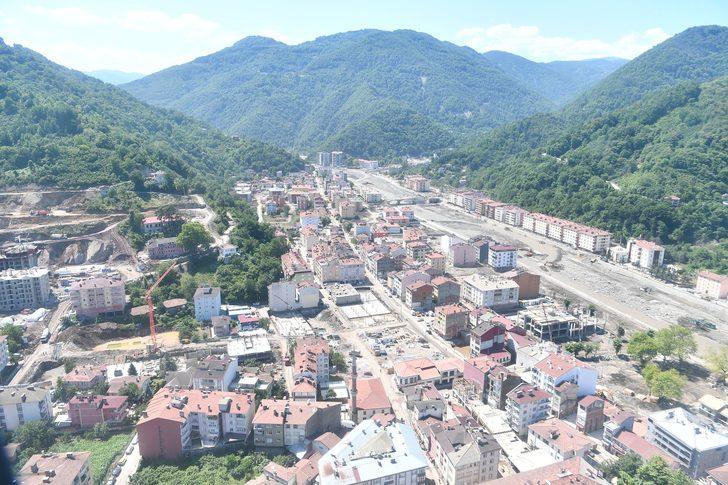 İçişleri Bakanı Soylu, Kastamonu'da sel bölgesini havadan inceledi G5