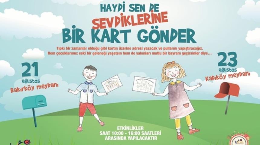 Çocuklar İstanbul'da bayramı kutluyor