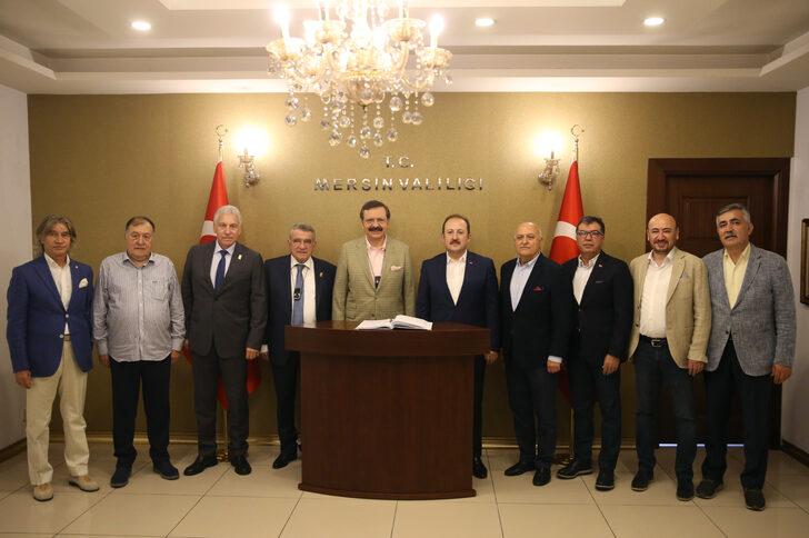 TOBB Başkanı Hisarcıklıoğlu, Mersin'de temaslarda bulundu G2