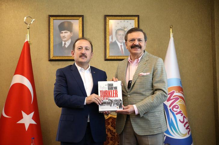 TOBB Başkanı Hisarcıklıoğlu, Mersin'de temaslarda bulundu G4