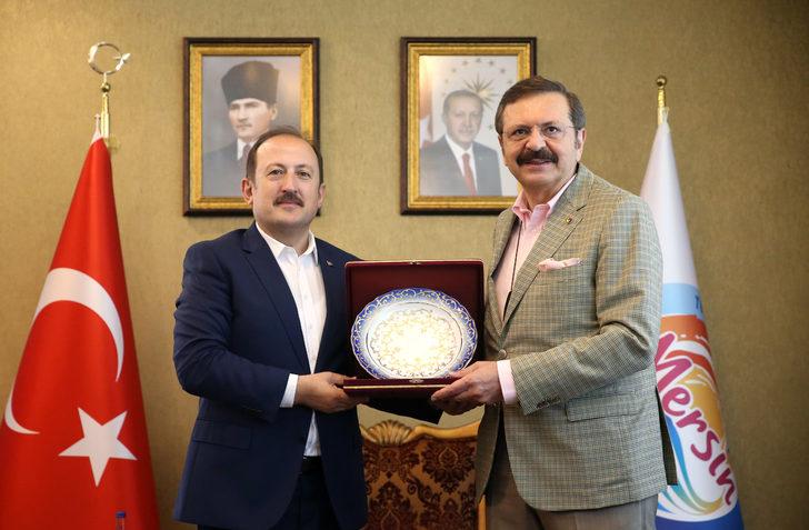 TOBB Başkanı Hisarcıklıoğlu, Mersin'de temaslarda bulundu G5