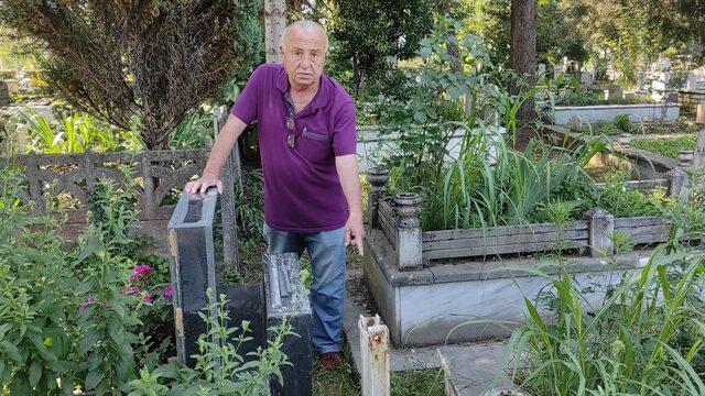 Bu da oldu! Şehidin mezarındaki bayrak direği çalındı... Muhtar isyan etti: Böyle bir hırsızlık olur mu?