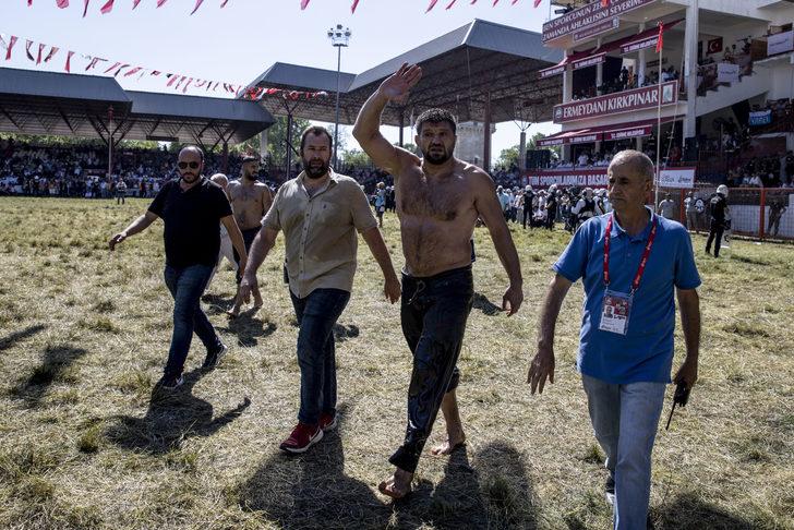 Başpehlivan Şaban Yılmaz 45 yaşında Kırkpınar'a veda etti G3