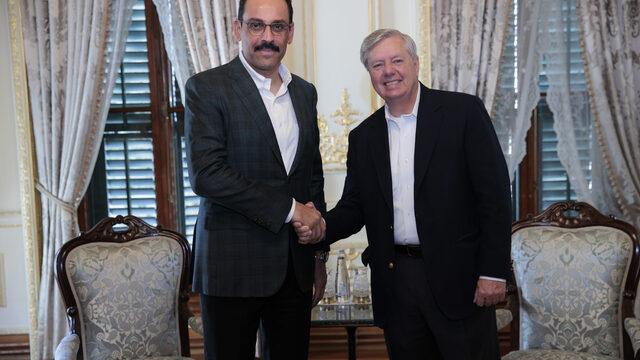 Cumhurbaşkanlığı Sözcüsü Kalın, ABD'li Senatör Graham ile görüştü
