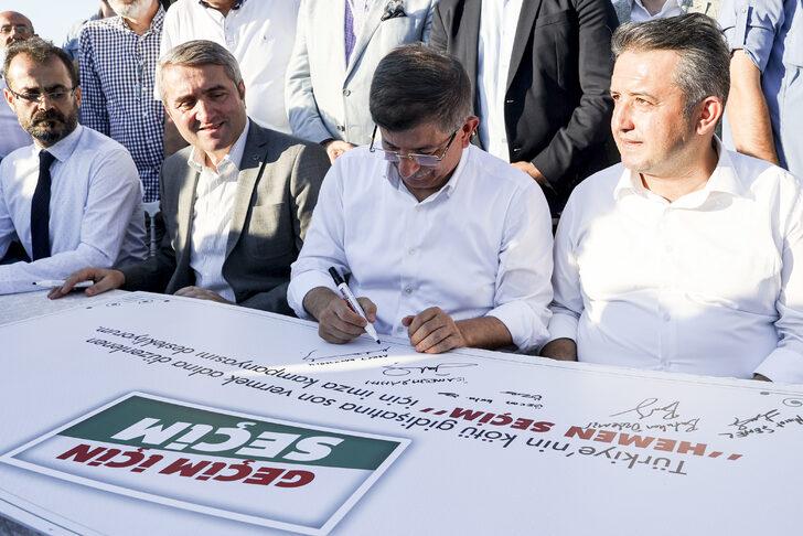 Gelecek Partisinden "Hemen Seçim İçin İmza Kampanyası" G4