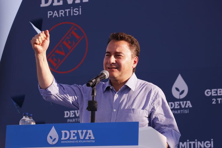 DEVA Partisi Genel Başkanı Babacan, Gebze mitinginde konuştu: G3