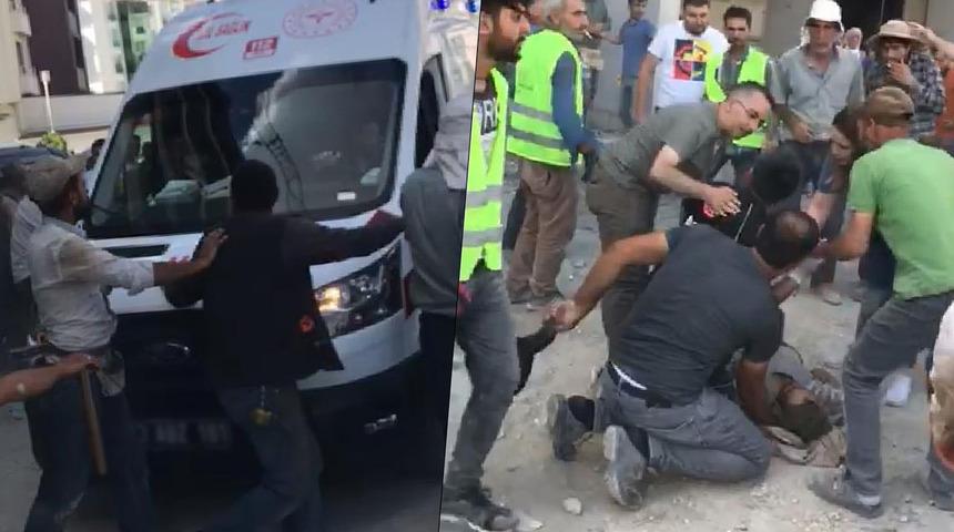 Sağlık ekibi saldırıya uğradı! Hastaneye 'geç' kaldırılan işçi yaşamını yitirdi