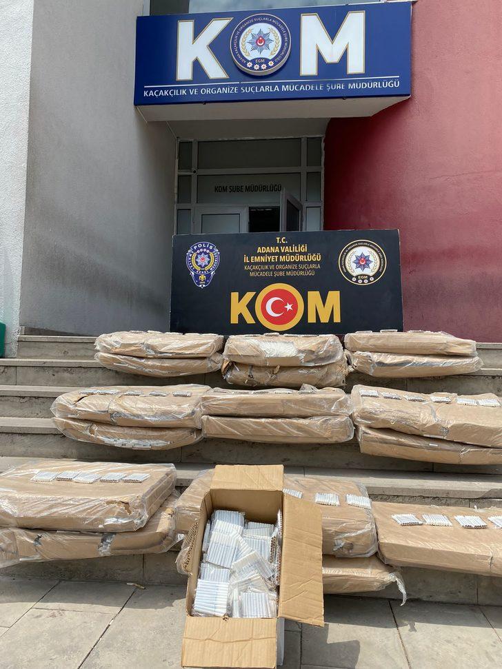 Adana'da 3 milyon 432 bin makaron ele geçirildi G3