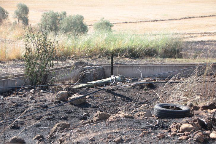 Antalya'da otluk ve sazlık alanda çıkan yangın söndürüldü G3